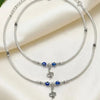 Stylish Silver Evil Eye Anklet for Women