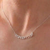 “Best Friends Letter Necklace – Silver-Tone Chain”