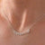 “Best Friends Letter Necklace – Silver-Tone Chain”