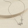 925 Silver Airplane Pendant Necklace