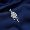 Floral Silver Pendant – 925 Hallmarked Jewellery