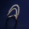 Elegant 925 Silver Women Vanki Ring | Adjustable Traditional South Indian Design