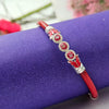 Red 925 Silver Bangles For Women