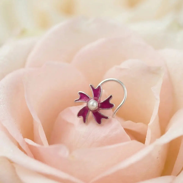 Sterling Silver Nose Pin – Elegant Minimalist Jewelry for Everyday Wear
