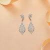 Nature’s Elegance Leaf Jewelry Set – Silver Pendant & Earrings