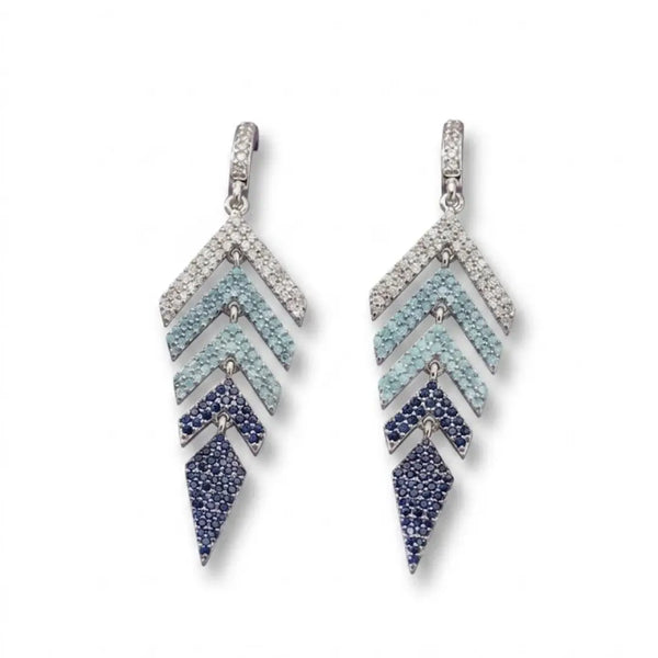 925 Sterling Silver Stone Earrings | Silver Earring For women