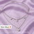 925 Sterling Silver Double Layer Heart Pendant Necklace for Women