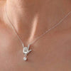 “Silent Love” ASL Hand Sign Pendant Necklace