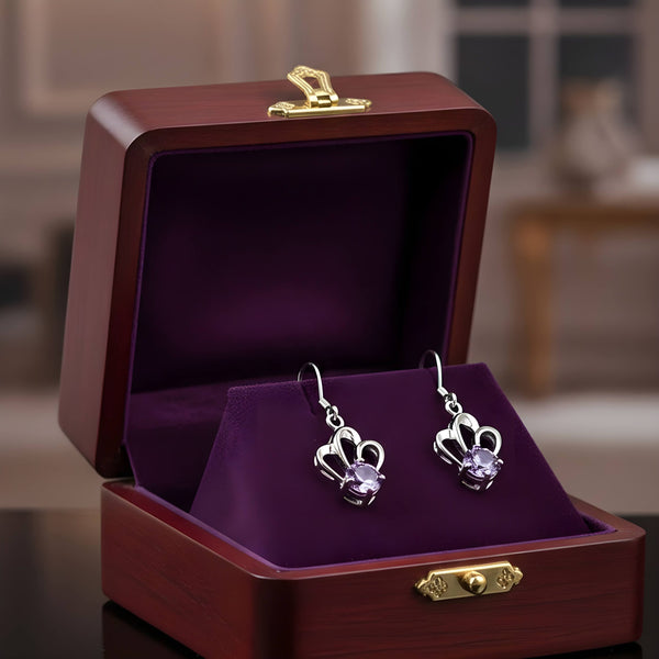 KOLRT-Stylish Silver Dangle Earrings for Women