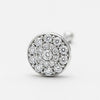 925 Sterling Silver Sparkling Round Nose Pin for Women