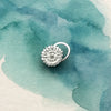 925 Silver Floral Cluster Nose Pin for Women