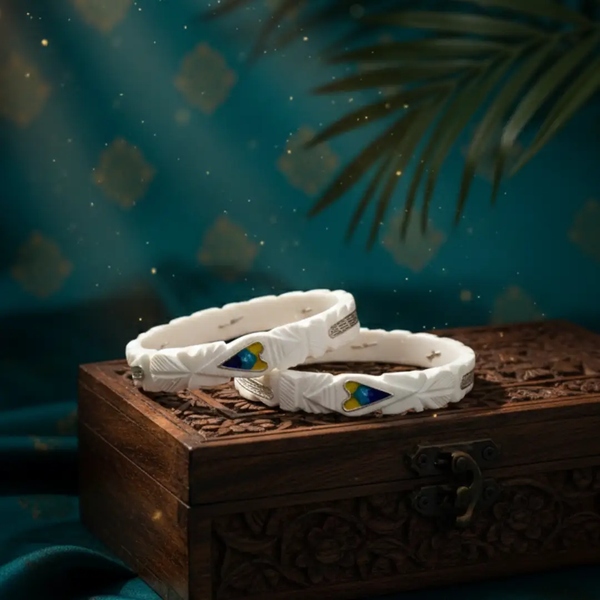 925 Silver Bengali Bridal Shakha – Wedding Special Edition
