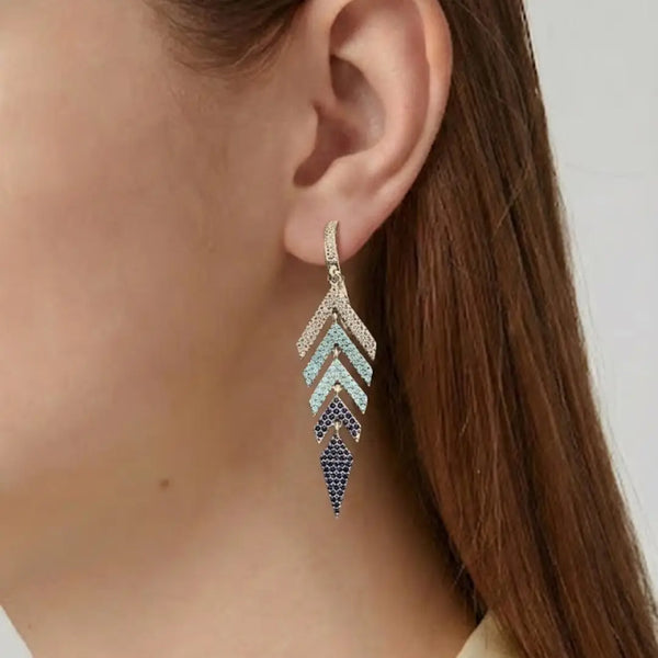 925 Sterling Silver Stone Earrings | Silver Earring For women