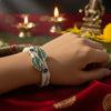 925 Silver Designer Bengali Sakha Set | Traditional Wedding Bangles