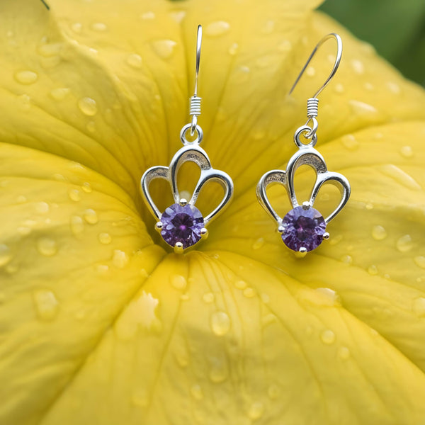 KOLRT-Stylish Silver Dangle Earrings for Women
