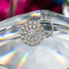 925 Silver Round Floral Pattern Nose Pin for Women