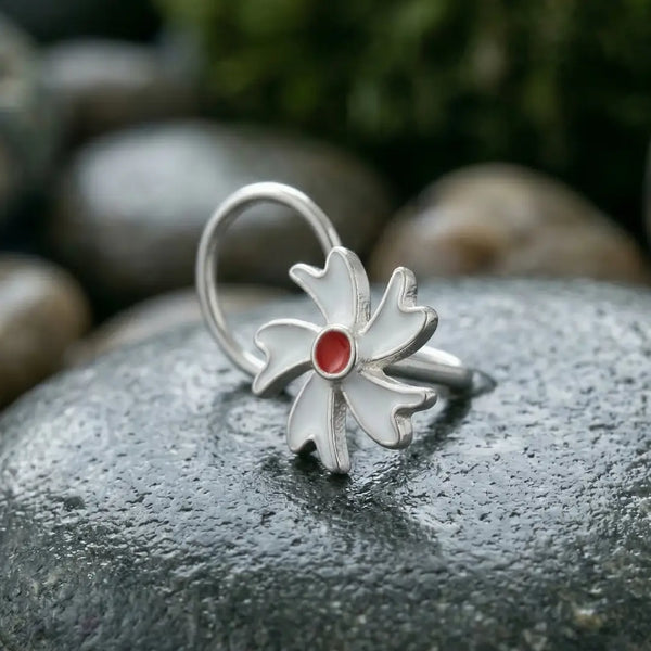 925 Sterling Silver Nose Pin – Elegant Minimalist Jewelry for Everyday Wear