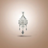 Floral Silver Pendant – 925 Hallmarked Jewellery