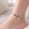 Stylish Silver Evil Eye Anklet for Women
