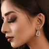 Rose Gold & Silver Sparkling Pendant and Earrings